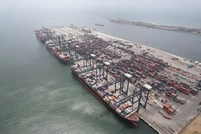 South Asia Pakistan Terminals (SAPT) deep-water container terminal in Karachi
